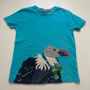 Mini Boden Vulture Binocular Explorer Appliqué Short Sleeve Shirt